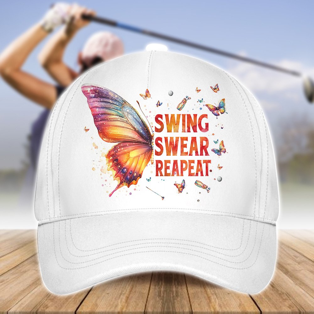 Butterfly Swing Swear Repeat Cap CVH210901