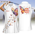 Butterfly Swing Swear Repeat Women Polo Shirt LVH210901