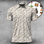 Bourbon Pattern Men Polo Shirt