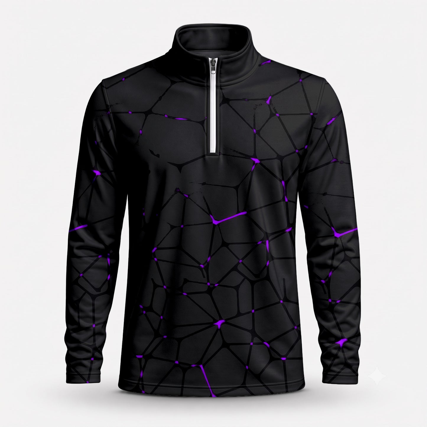 Dark Purple Net 2027 PGA Men Quarter-zip Pullover