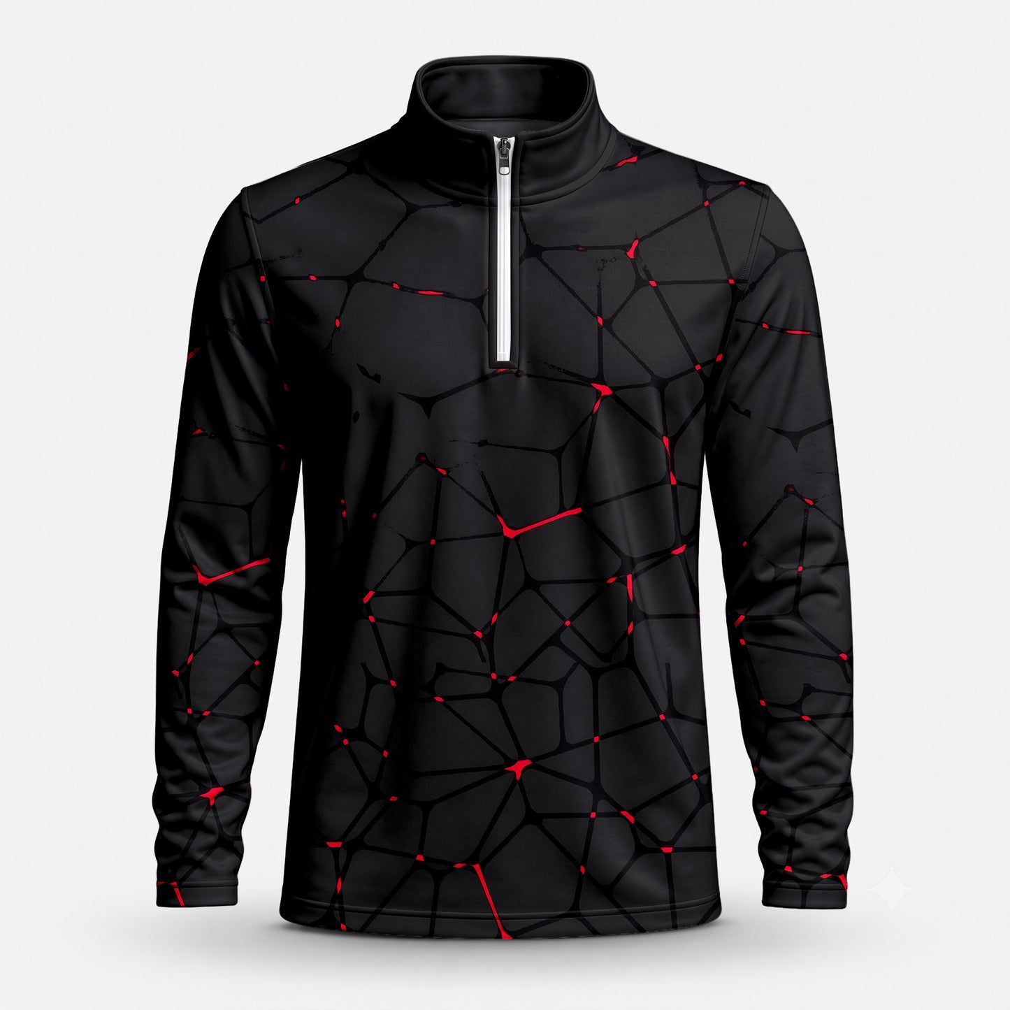 Dark Red Net 2027 PGA Men Quarter-zip Pullover