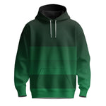 MT Tournament Sports Green Gradient Stripes Pattern Men Hoodie
