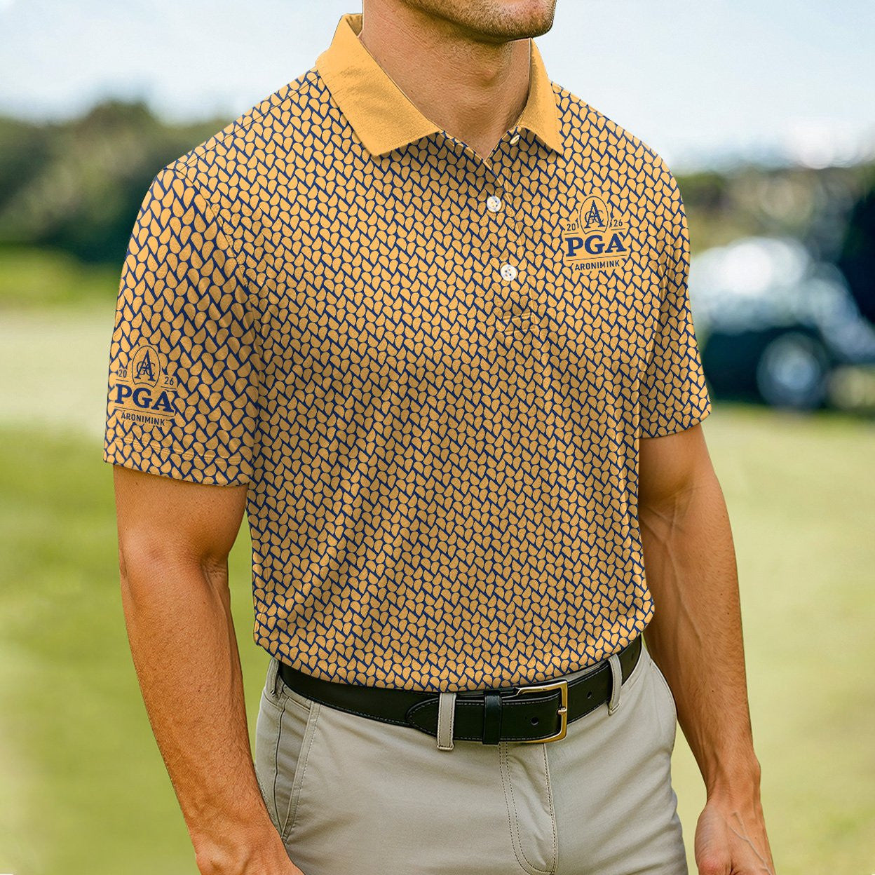 Dark Yellow 2026  Citrus Men V2 Polo Shirt