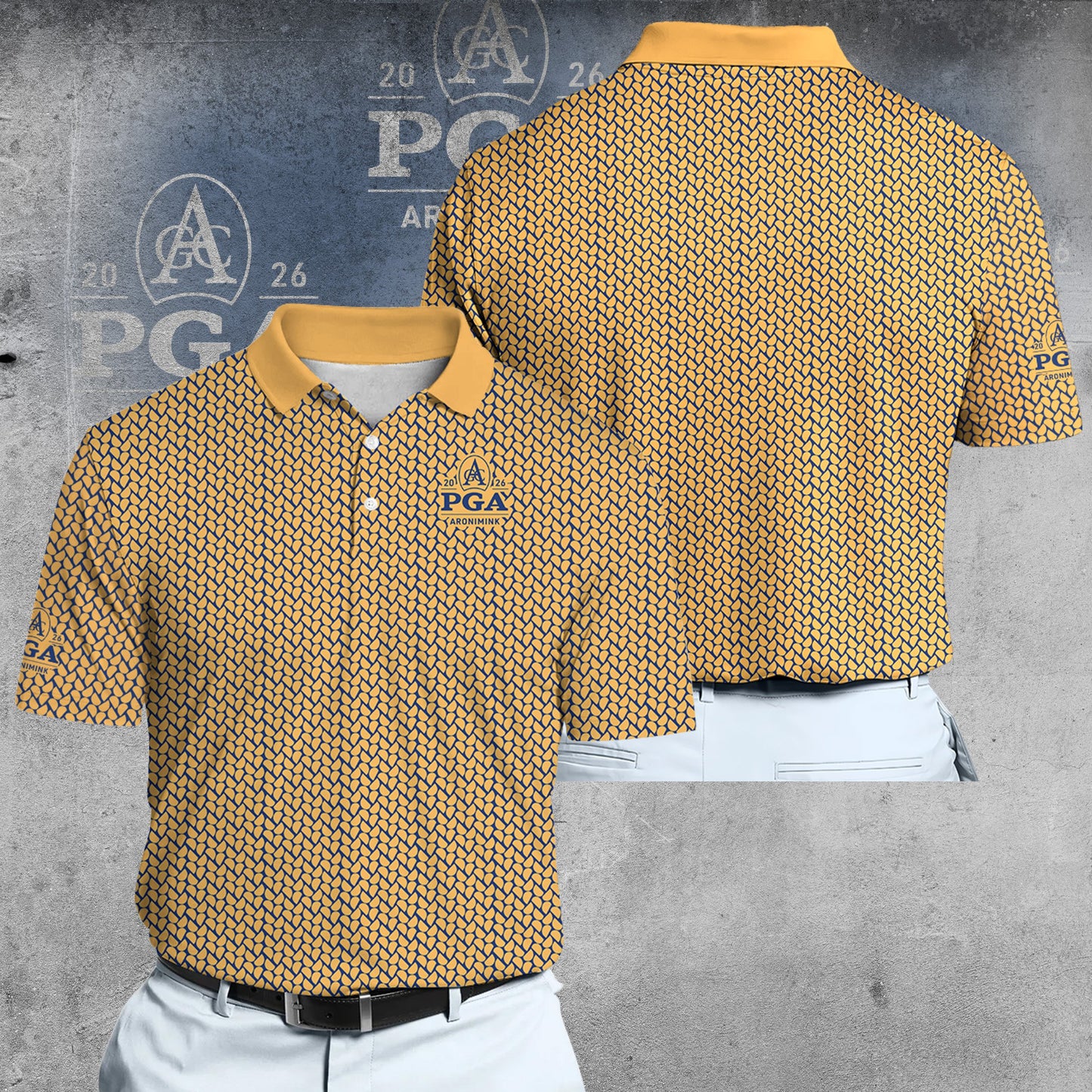 Dark Yellow 2026  Citrus Men V2 Polo Shirt