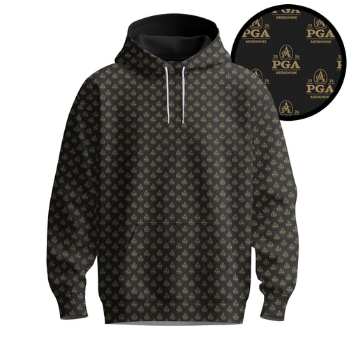 Black The 2026  Pattern Men Hoodie