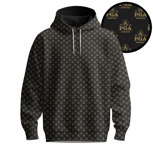 Black The 2026  Pattern Men Hoodie