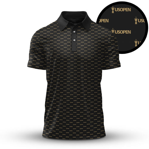 Black The  Pattern Men Polo Shirt