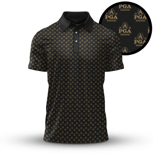 Black The 2026  Pattern Men Polo Shirt