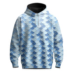 Fish Scales Pattern  Men Hoodie