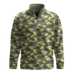 Wave Camo 2026  Men Quarter-zip Pullover