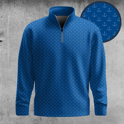 Blue Anchor 2026  Men Quarter-Zip Pullover