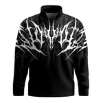 Black & White Tattoo 2026 Men Quarter-zip Pullover
