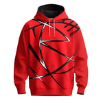 Red Black Sport Pattern 2026  Men Hoodie