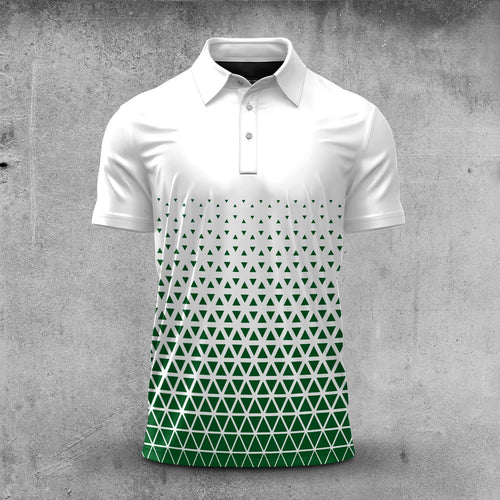 The Matters Green Triangle Men Polo Shirt
