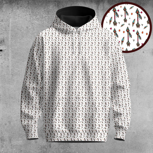 Tribal Arrow Seamless Pattern  Men Hoodie