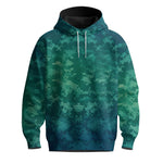 Green Pixel Camo  Men Hoodie