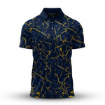 Blue Yelllow Cracks 2026  Men Polo Shirt