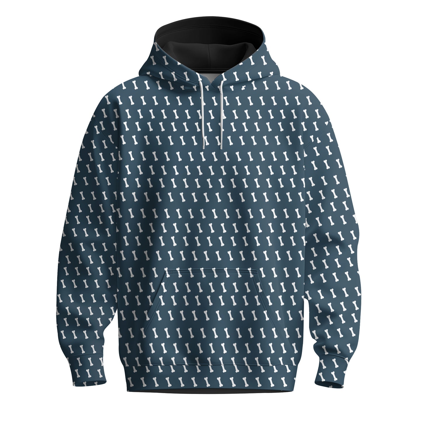 Chew Bone Pattern Men Hoodie