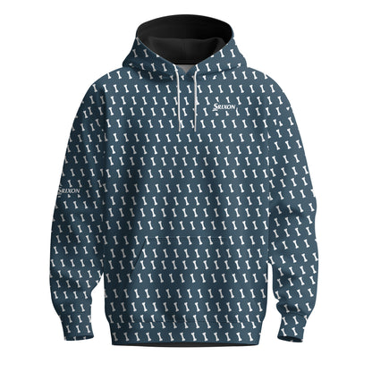 Chew Bone Pattern Men Hoodie