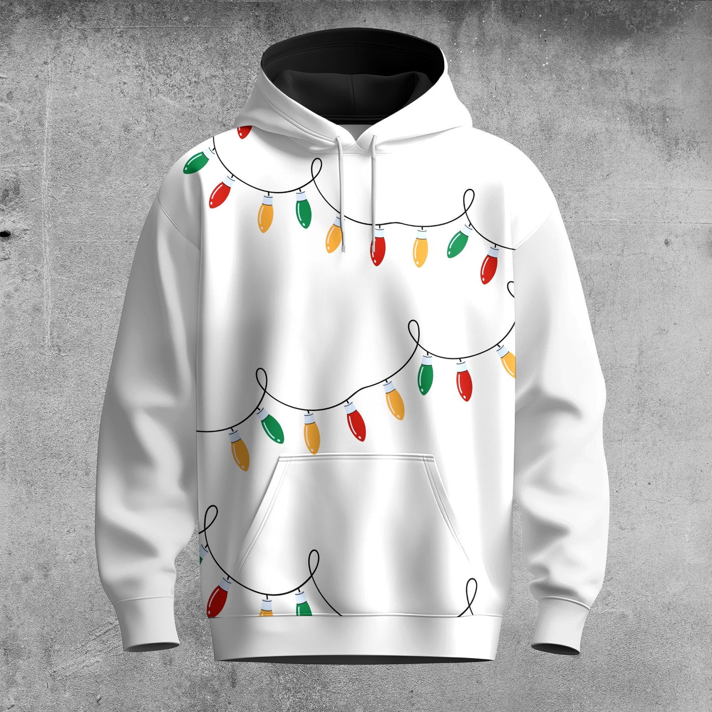 Color Light Men Hoodie