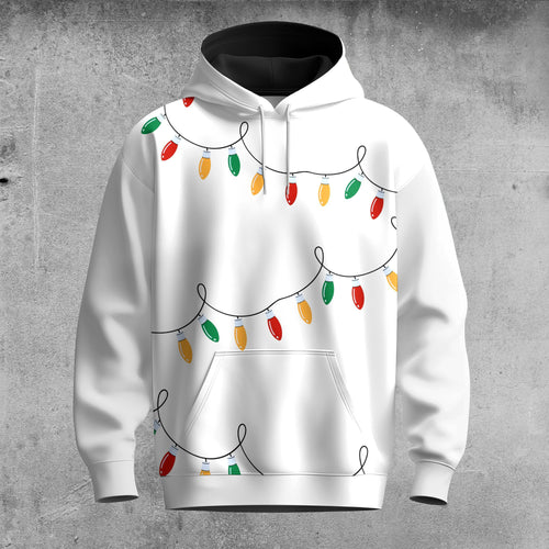 Color Light Men Hoodie