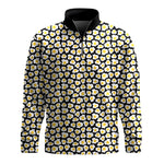 Fried Eggs Pattern Men Quarter-Zip Pullover
