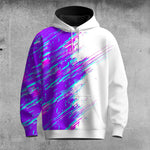 Purple And Pink  Men Hoodie