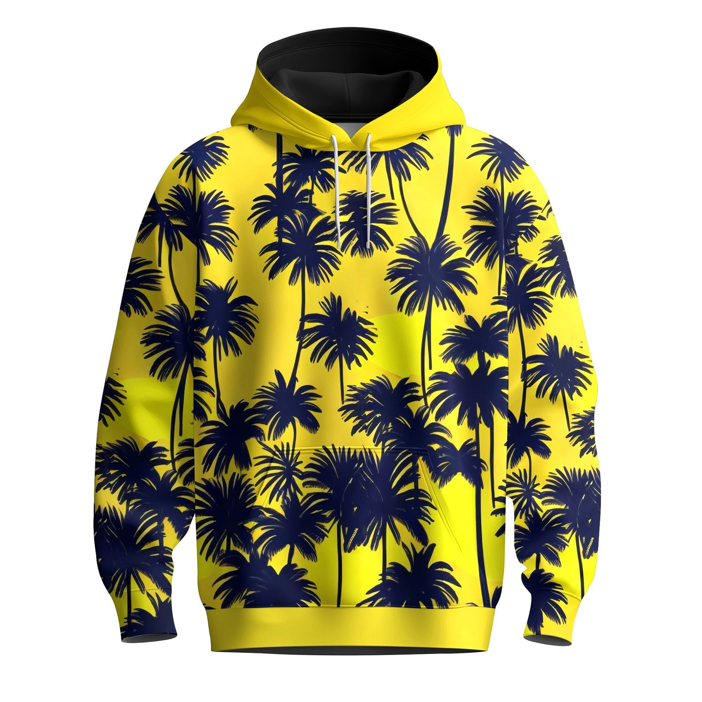 Yellow Black Palm 2026  Men Hoodie