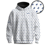 Blue Flamingo Men Hoodie