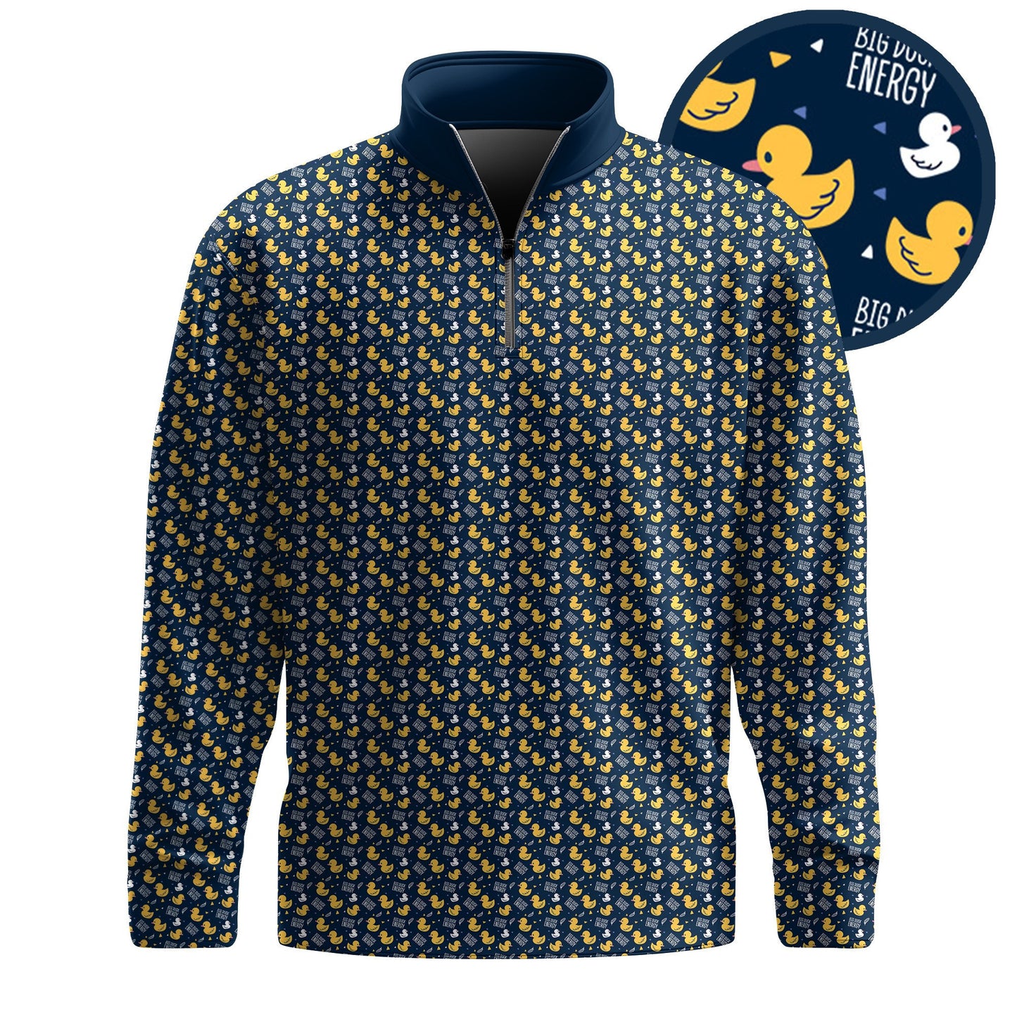 Big Duck Energy Men Quarter-zip Pullover