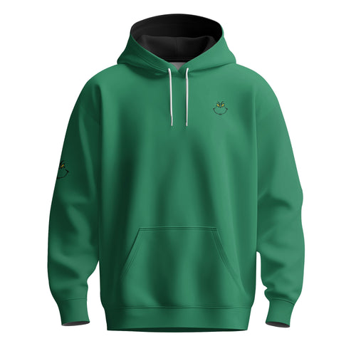 Green Funny Christmas Men Hoodie