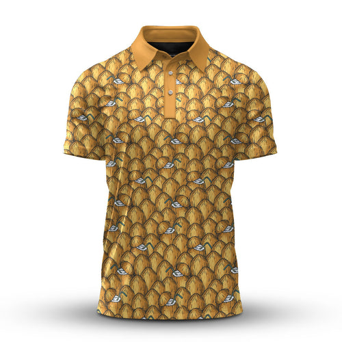 Coconut Seamless Pattern Men Polo Shirt