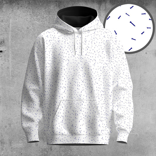 Blue Golf Tee  Men Hoodie