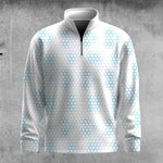 Golf Ball Pattern 2026  Men Quarter-zip Pullover