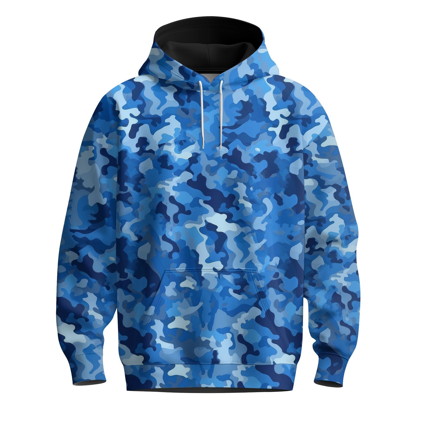 Blue Camo 2026  Men Hoodie