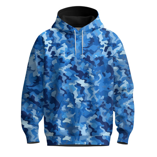 Blue Camo 2026  Men Hoodie