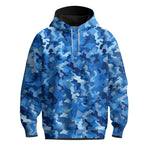 Blue Camo 2026  Men Hoodie
