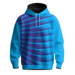 Blue Paintbrush  Men Hoodie