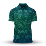 Green Pixel Camo  Men Polo Shirt