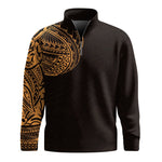 Tribal Tatto Men Quarter-Zip Pullover