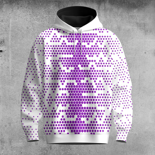 Purple Golf Pattern  Men Hoodie