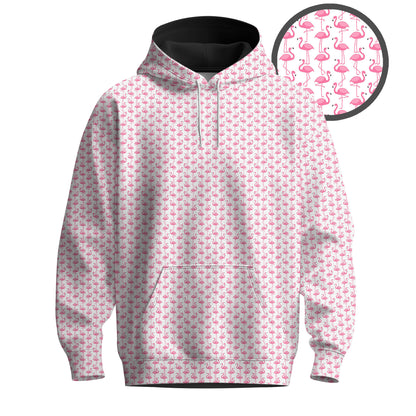 Pink Flamingo Men Hoodie