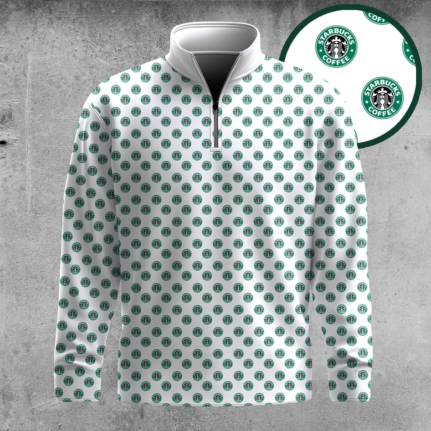 SBucks Men Quarter-zip Pullover