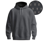 2026  Trophy Pattern Dark Grey Men Hoodie
