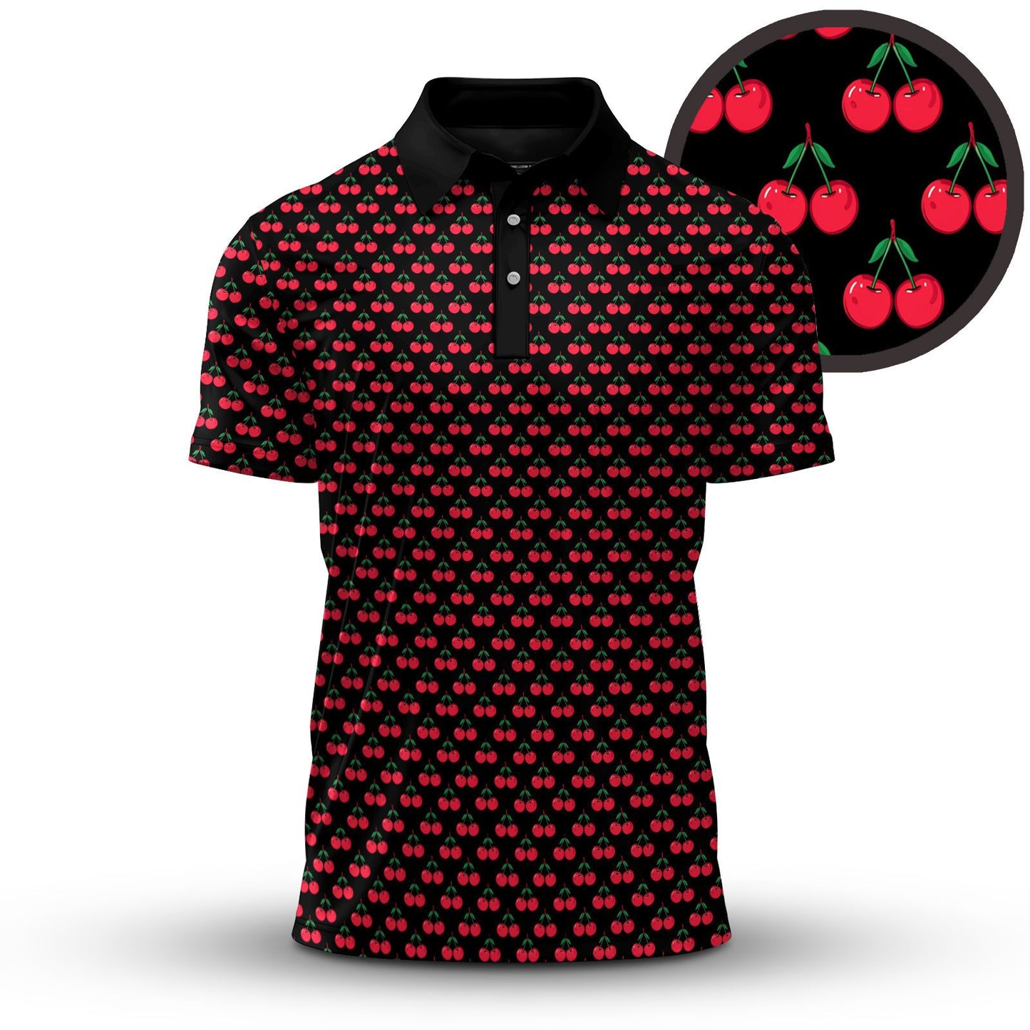 Black Cherry Men Polo Shirt
