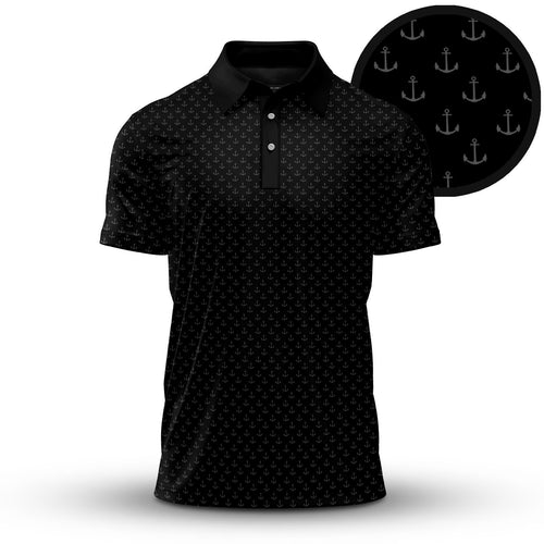 Black Anchor 2026  Men Polo Shirt