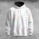 Color Paint Point  Men Hoodie