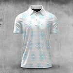Golf Ball Pattern 2026  Men Polo Shirt
