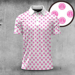 Pink SBucks Men Polo Shirt