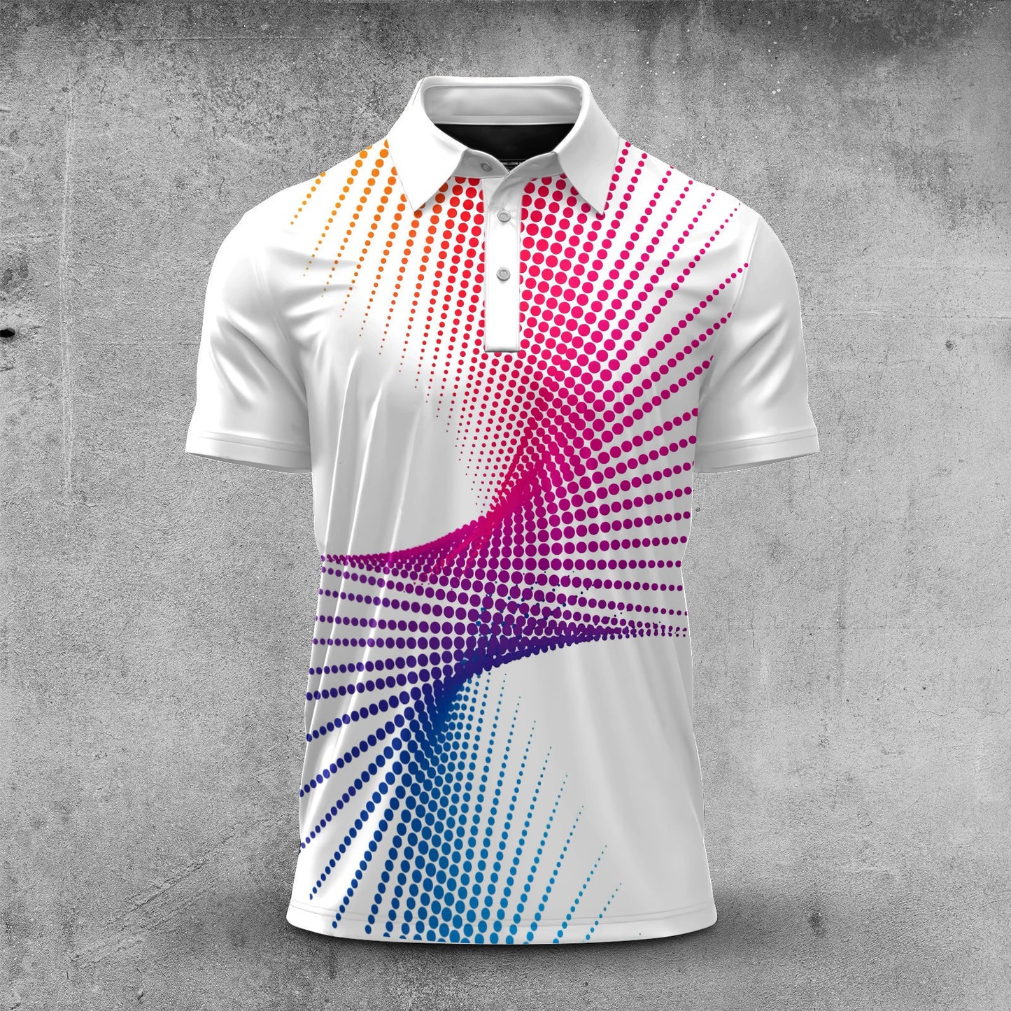 Dynamic Color Men Polo Shirt